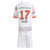 Bayern Munich Michael Olise #17 Vonkajší Detský futbalový dres 2025-26 Krátky Rukáv (+ trenírky)